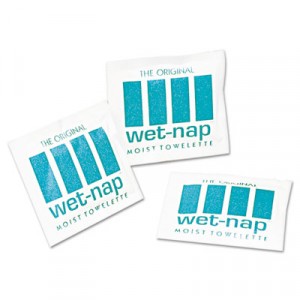 Wet-Nap Wet Towelettes, 5x7 3/4, White