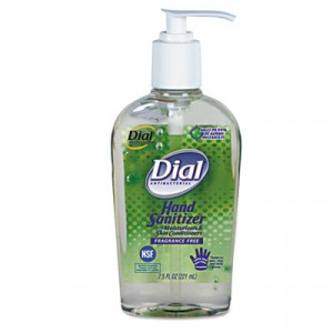 Antibacterial Hand Sanitizer with Moisturizers, 7.5 oz, Fragrance-Free