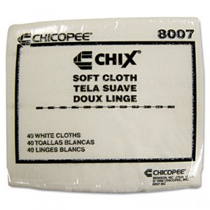 Cloth Soft 13x15 Medium Duty White 40/PK 30/CS