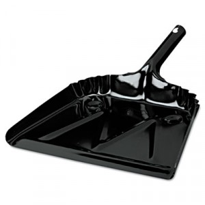 Dust Pan 12" Metal Black 20 Gauge