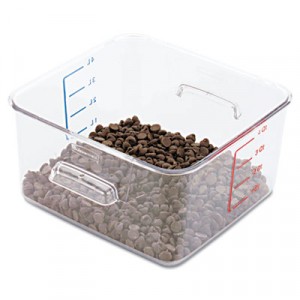 Container Space Saver 4 quart 8.75x8.3x4.75 Clear