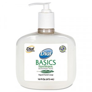 Basics Hypoallergenic Liquid Soap, White Pearl, Honeysuckle, 16 oz Pump