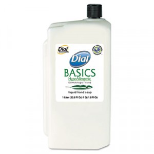 Basics Hypoallergenic Liquid Soap, White Pearl, Honeysuckle, 1 Liter Refill