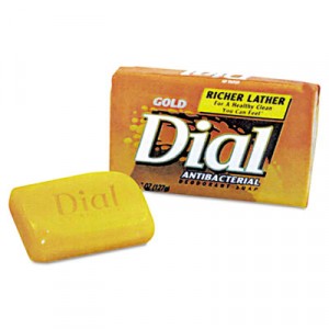 Antibacterial Deodorant Bar Soap, Unwrapped, White, 2.5 oz