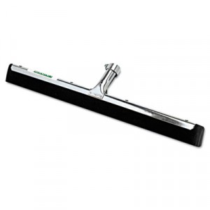 Disposable Water Wand Floor Squeegee, 18" Wide Blade, Black Natural Foam Rubber