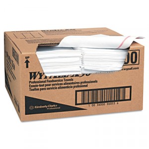 WYPALL X50 Wipers, 23 1/2w x 12 1/2l, White