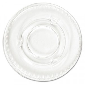 Portion Cup Lids, Fits .5-1oz Cups, Clear