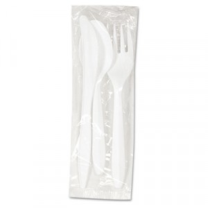 Three-Piece Wrapped Cutlery Kit