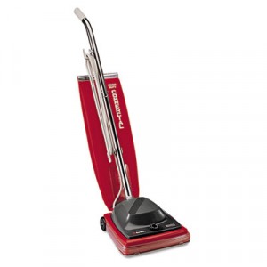 Commercial Upright Vacuum with Vibra-Groomer II, 16 lbs, Red