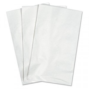 Dinner Napkins, 2-Ply, 14.25"W x 16.25"D, White