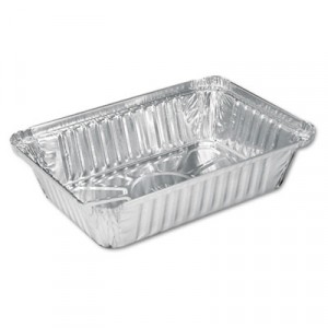 Aluminum Oblong Pan, 36 oz, 8-1/2x5-15/16x1-13/16