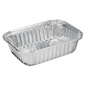 Aluminum Oblong Pan, 23.7 oz, 7x5-1/8x1-11/16