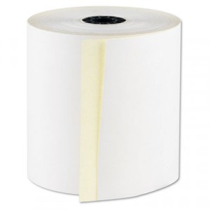 RegistRolls Two-Part Carbonless POS Rolls, 3" x 100', White