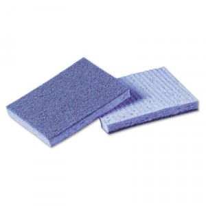 Soft Scour Scrub Sponge, 3 1/2x5 in, Blue