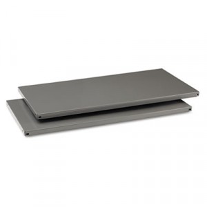 Commercial Steel Shelving, 5 Shelves, 36w x 18d x 75h, Medium Gray