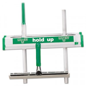 Hold Up Aluminum Tool Rack, 18", Aluminum/Green
