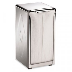 Tabletop Napkin Dispenser, Tall Fold, 3-3/4x4x7-1/2, Capacity