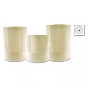 Stirling Fluted Chef's Hats, Paper, White, Adjustable, 7" Tall