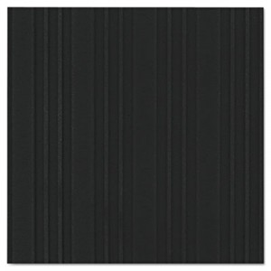 Ribbed Vinyl Anti-Fatigue Mat, 36x60, Black