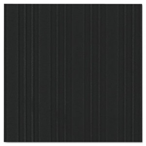 Ribbed Vinyl Anti-Fatigue Mat, 36x60, Black