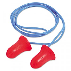 MAX-30 Single-Use Earplugs, Corded, 33NRR, Coral