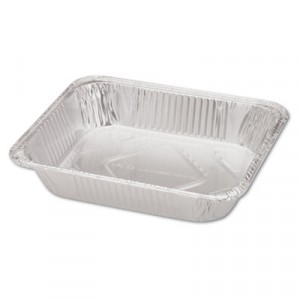 Steam Table Aluminum Pan, Half-Size, 120oz, 12 3/4x10 3/8x2 1/2