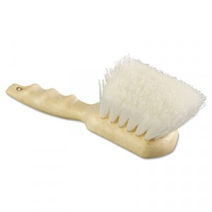 Nylon Bristle Utility Brush, 8.5", Tan Handle