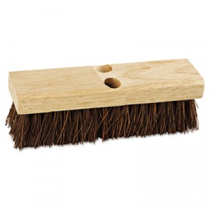 Deck Brush Head, 10" Head, Palmyra Bristles