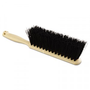 Polypropylene Bristle Counter Brush, 8", Tan Handle
