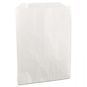 PB19 Grease-Resistant Sandwich/Pastry Bags, 6x3/4x7 1/4, White