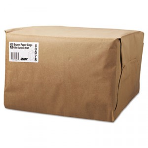 Bag Paper 12x7x17 52# Kraft 500/BDL
