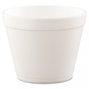 Insulated Foam Food Container, White, 24 oz, 25/Bag