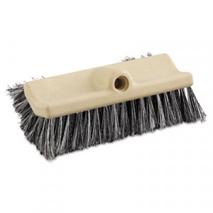 Dual-Surface Vehicle Brush, 10", Brown Handle