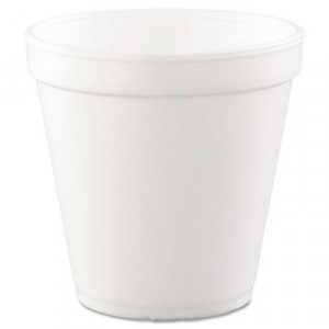 Insulated Foam Food Container, White, 16 oz, 25/Bag