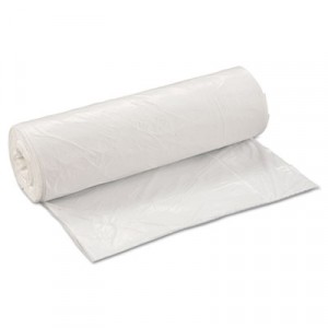 Low-Density Can Liner, 40x46, 45-Gallon, .80 Mil, White, 25/Roll