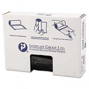 Low-Density Can Liner, 43x47, 56-Gallon, .90 Mil, Black, 25/Roll