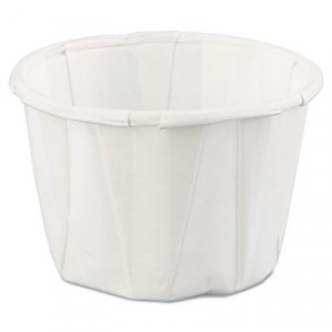 Paper Portion Cups, 1 oz., White, 250/Bag