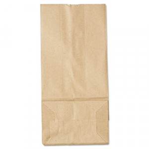 5# Paper Bag, 35-lb Base, Brown Kraft, 5-1/4x3-7/16x10-15/16, 500-Bundle