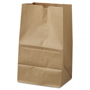 Bag Paper 8.25x5.9375x14.375 #20 Kraft 500/BDL