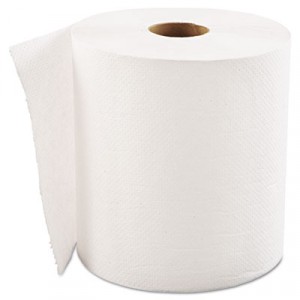 Hardwound Roll Towels, 1-Ply, White, 8" x 700ft
