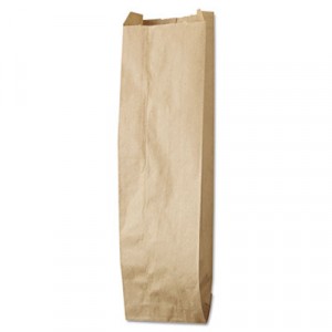 Paper Bag, 35-Pound Base Weight, Brown Kraft, 4-1/2x2-1/2x16, 500-Bundle