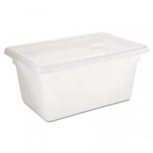 Food/Tote Boxes, 5gal, 18w x 12d x 9h, White