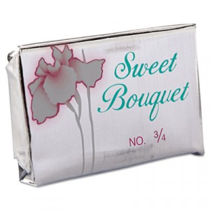 Face and Body Soap, Foil Wrapped, Sweet Bouquet Fragrance, 0.75 oz. Bar