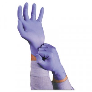 TNT Disposable Nitrile Gloves, Non-powdered, Blue, Medium, 100 Gloves/Box