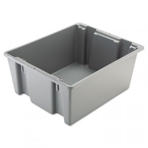 Palletote Box, 19gal, Gray