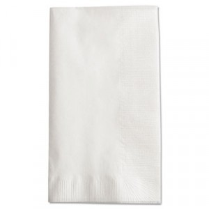 SCOTT 1/8-Fold Dinner Napkins, 2-Ply, 17w x 14 5/8d, White