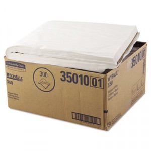 WYPALL X60 TERI Professional Towels, Flat Sheet, 22 1/2x39, White, 100/Box