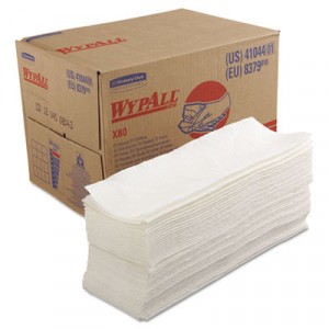 WYPALL X80 Wipers, BRAG Box, 12 1/2x16 4/5, White, 160/Box