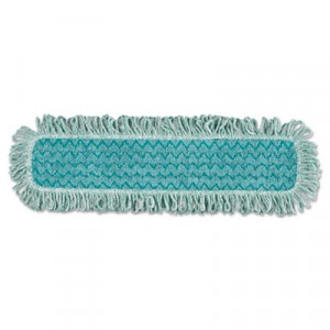 HYGEN Microfiber Fringed Dust Mop Pad, 24w x 9d, Green