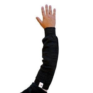 Pritex Sleeve, 12-inch, Black, Standard Width, Elastic Cuff